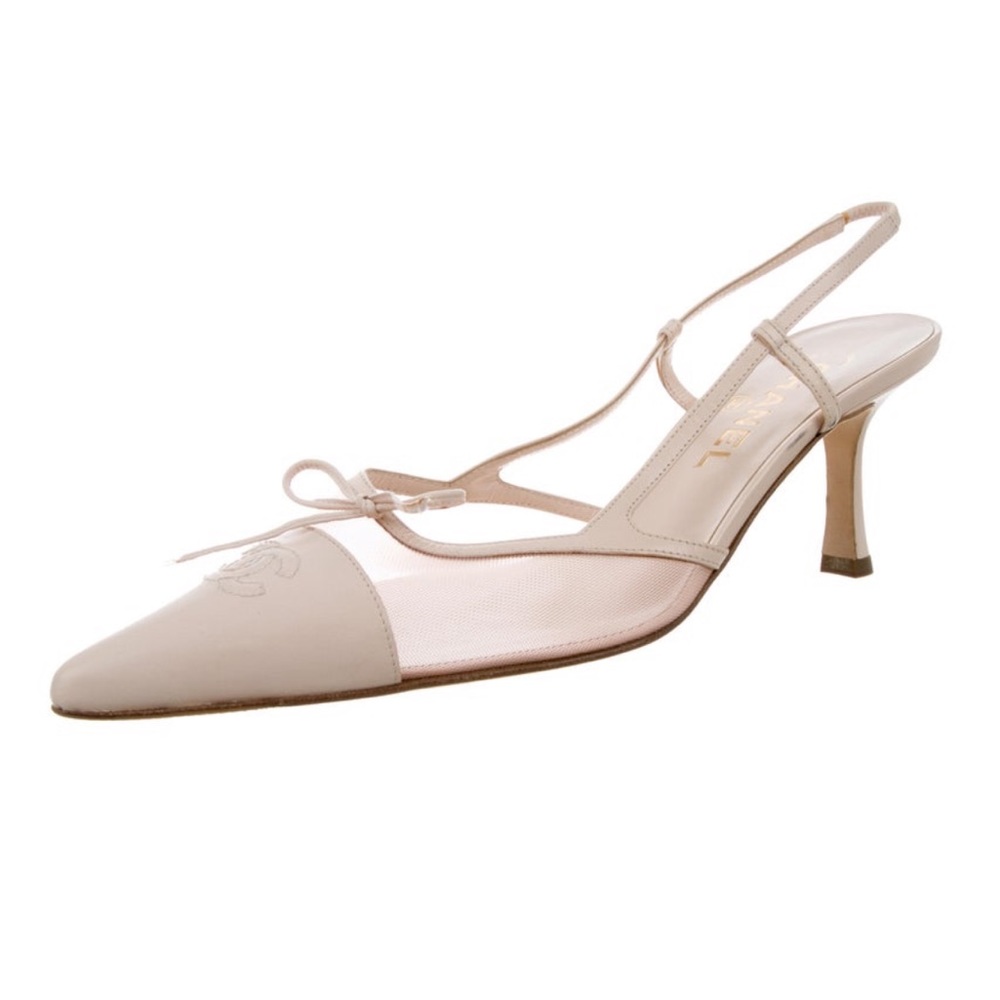 Chanel Slingback Heels